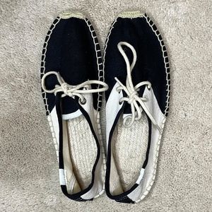 EUC Soludos Espadrille Canvas Flats